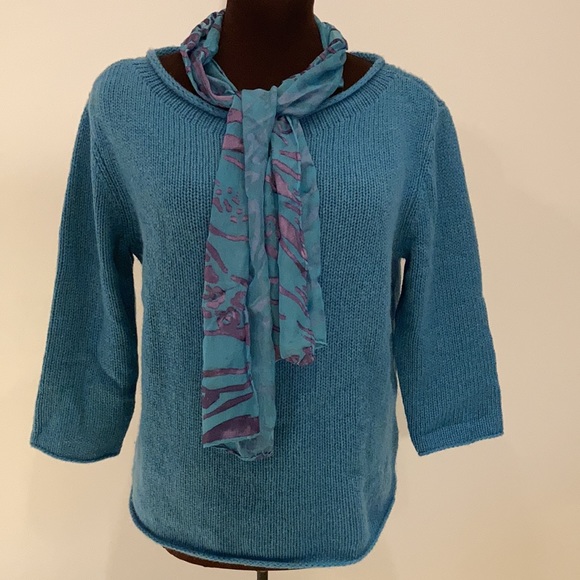 Eileen Fisher yak wool knit sweater size small - Picture 2 of 15